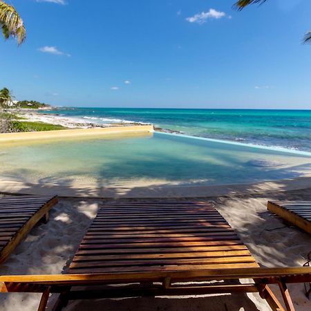 Angelina 28 Beachfront And Family Apartments - Modern And Relaxing Long Stays - 20 Min From Cancun Airport Puerto Morelos Exteriör bild