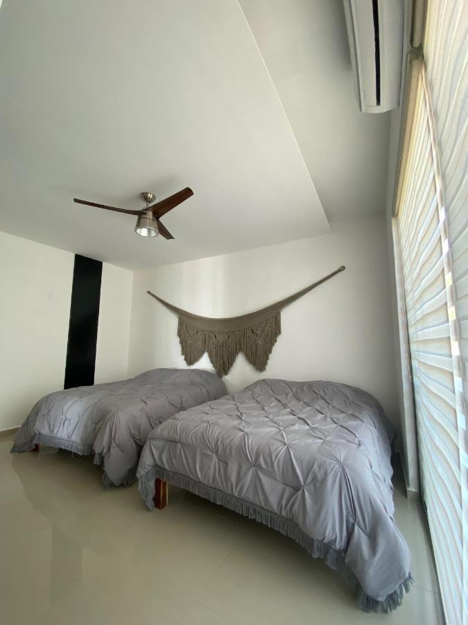 Angelina 28 Beachfront And Family Apartments - Modern And Relaxing Long Stays - 20 Min From Cancun Airport Puerto Morelos Exteriör bild
