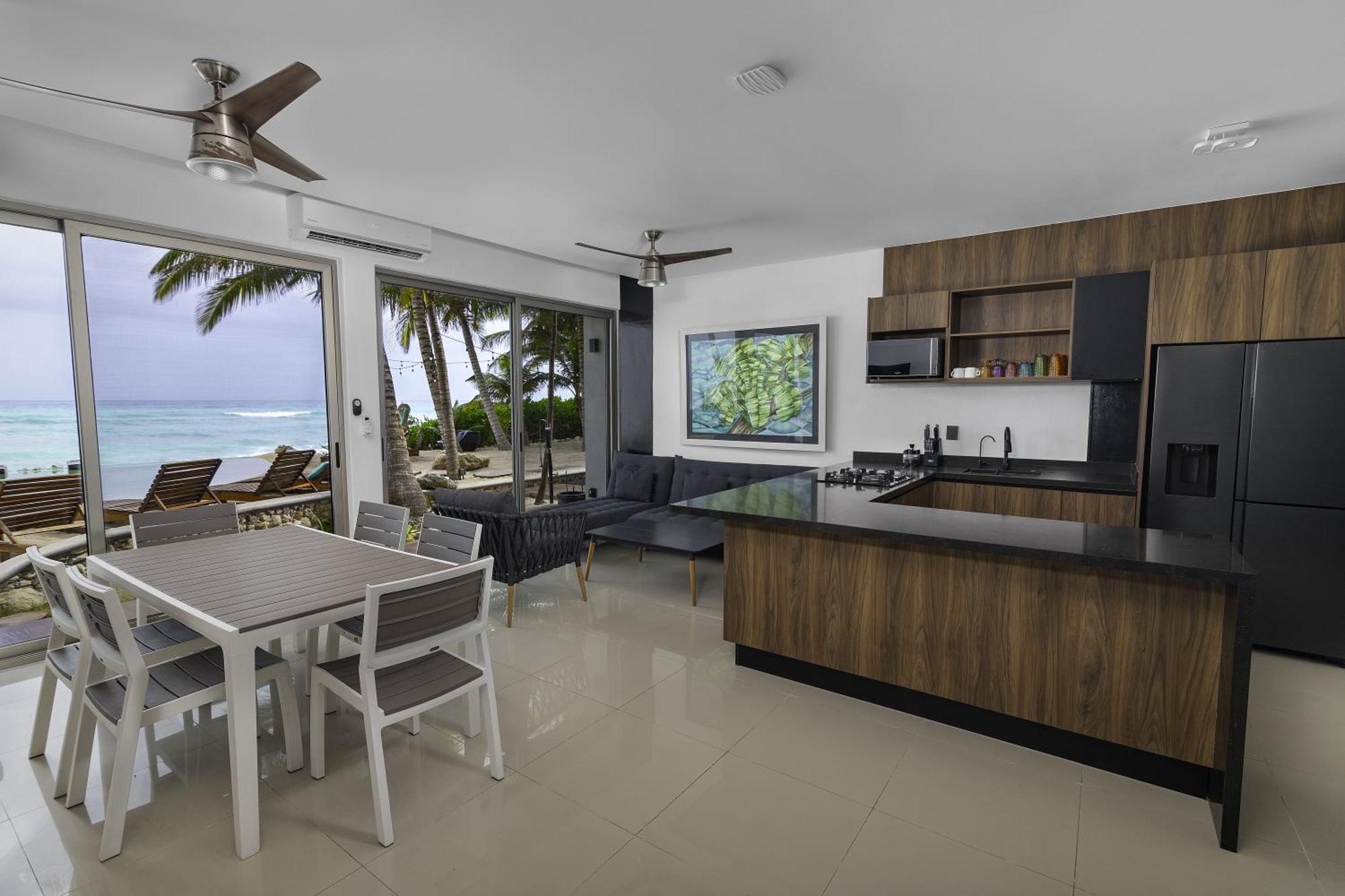 Angelina 28 Beachfront And Family Apartments - Modern And Relaxing Long Stays - 20 Min From Cancun Airport Puerto Morelos Exteriör bild